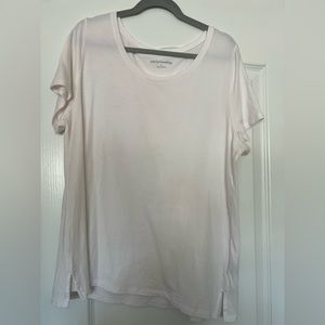 Soft Surroundings Stella pima scoop neck in white 1X